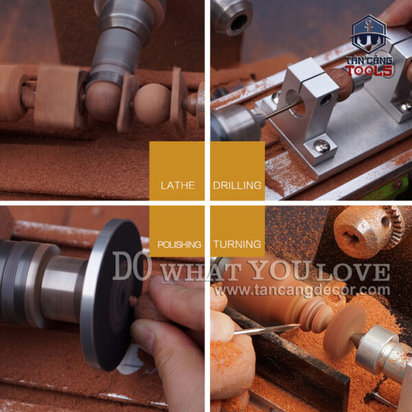 Máy Tiện Hạt Chuỗi 2 Môtơ WenWan ( LongXian ) - Ảnh 9