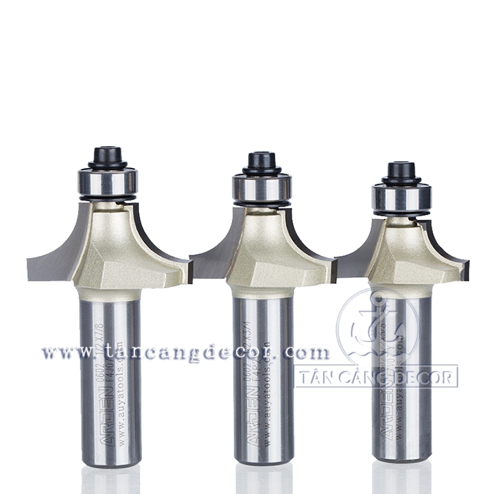 Mũi Router Arden Bo Góc R17.5 Cốt 12.7 mm Arden 0602 Corner Round Bit - Ảnh 3