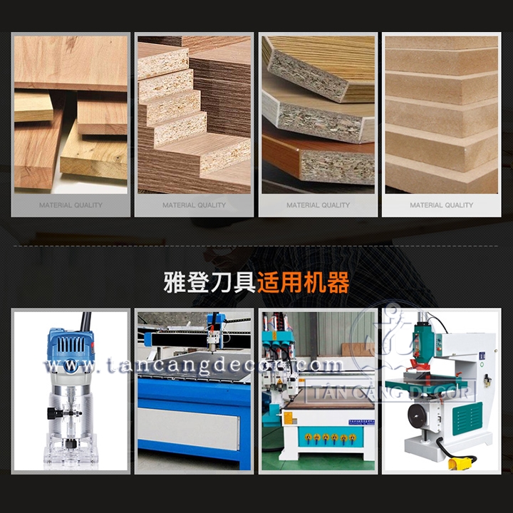 Mũi Router Arden Bo Góc R17.5 Cốt 12.7 mm Arden 0602 Corner Round Bit - Ảnh 5