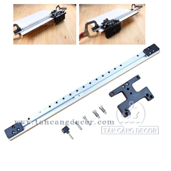 Bộ ray nối dài khoan ốc cam và chốt gỗ Wnew