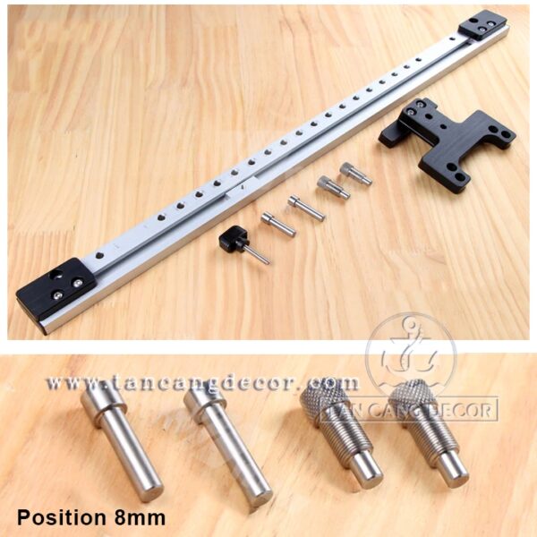 Bộ ray nối dài khoan ốc cam và chốt gỗ Wnew - Ảnh 5