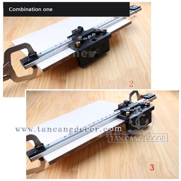 Bộ ray nối dài khoan ốc cam và chốt gỗ Wnew - Ảnh 9
