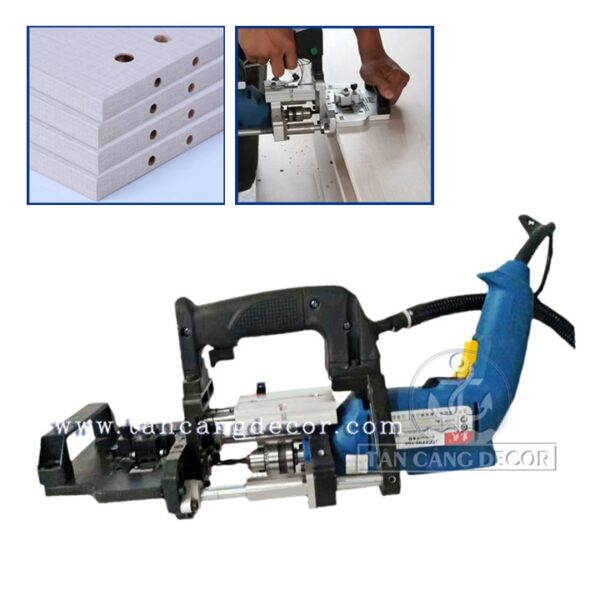 Máy Khoan Liên Kết, Chốt Gỗ Dùng Hơi DongCheng JIZ - FF05 - 10A