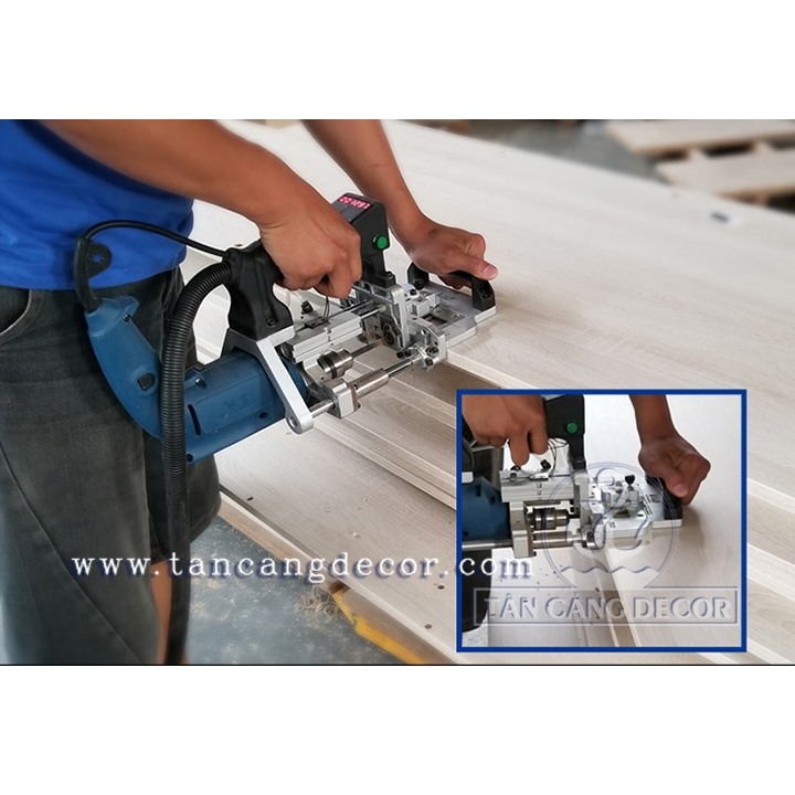 Máy Khoan Liên Kết, Chốt Gỗ Dùng Hơi DongCheng JIZ - FF05 - 10A - Ảnh 4