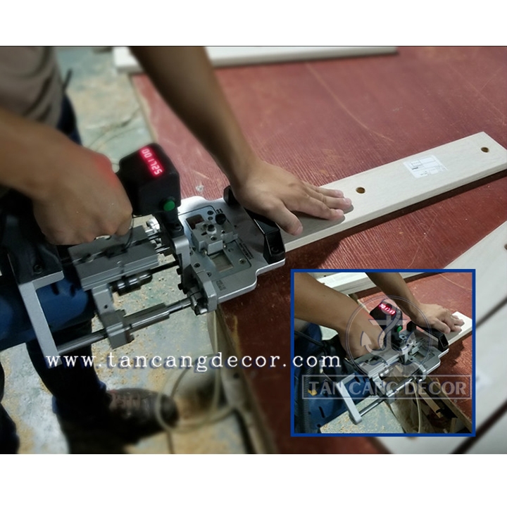 Máy Khoan Liên Kết, Chốt Gỗ Dùng Hơi DongCheng JIZ - FF05 - 10A - Ảnh 5