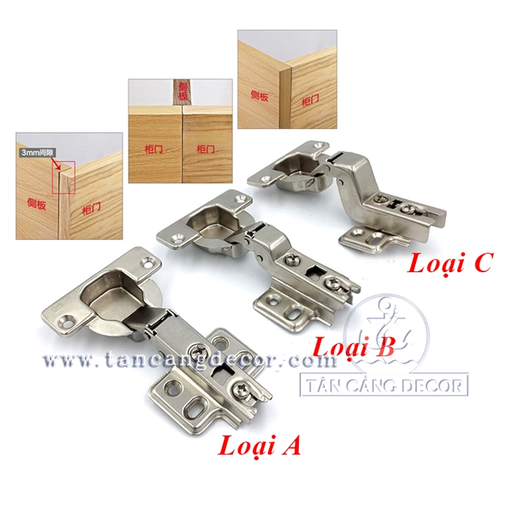 Bản lề giảm chấn Blumroo - Kiểu C - Ảnh 3