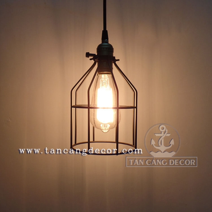 Lồng đèn sắt Vintage E72 sơn tĩnh điện - Ảnh 9