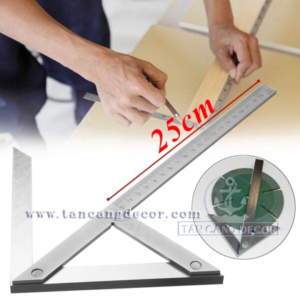 Thước Vuông Đo Tâm 250 x 150 mm