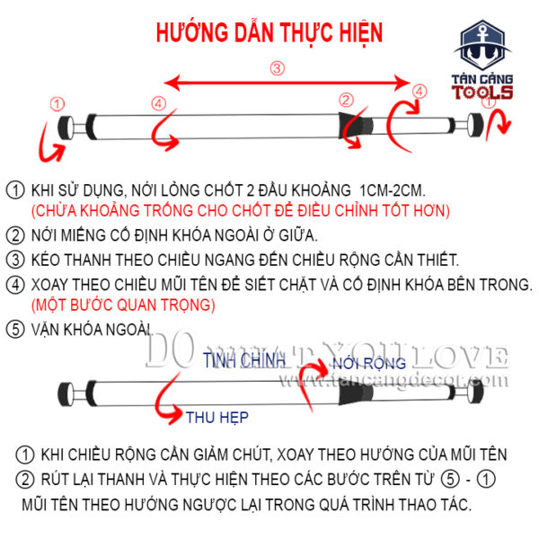 Bộ cảo cố định khung ngoại cửa 60 - 120 cm - Ảnh 4