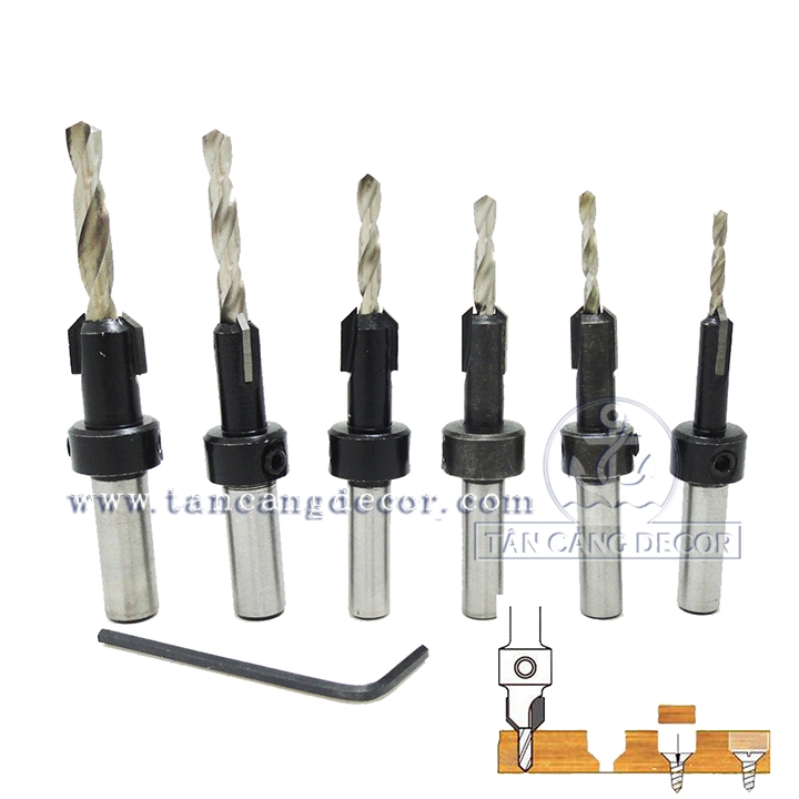 Mũi Khoan Mồi Âm Vit Anrui 3x8mm - Ảnh 3