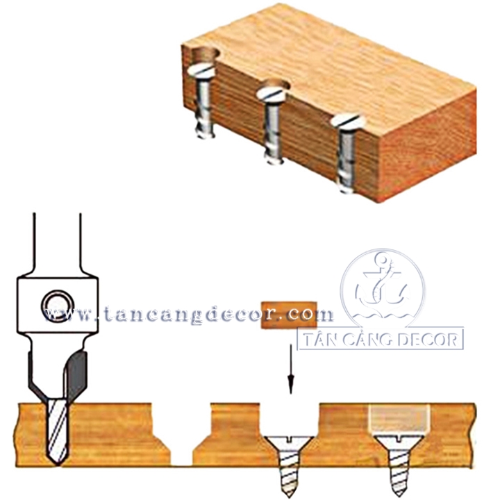 Mũi Khoan Mồi Âm Vit Anrui 3x8mm - Ảnh 4