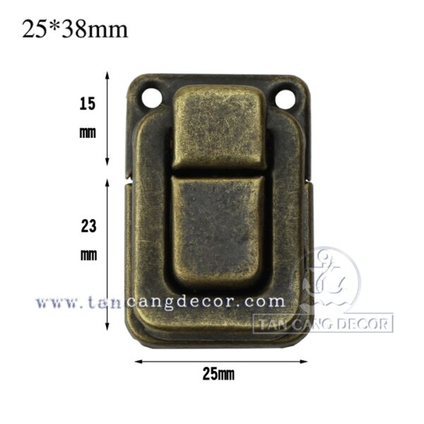 2 Khóa hộp Đơn Cổ điển size lớn 36 – KT:3.8cm - Ảnh 3