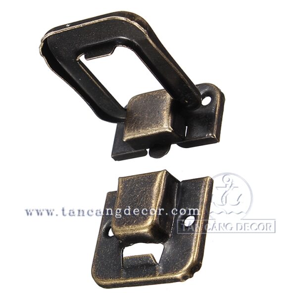 2 Khóa hộp Đơn Cổ điển size lớn 36 – KT:3.8cm - Ảnh 5