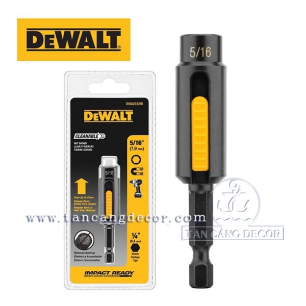 Đầu bắn tôn DeWALT 8 mm DWA2222IR ( Có Tính Năng Đẩy Mạt Sắt )