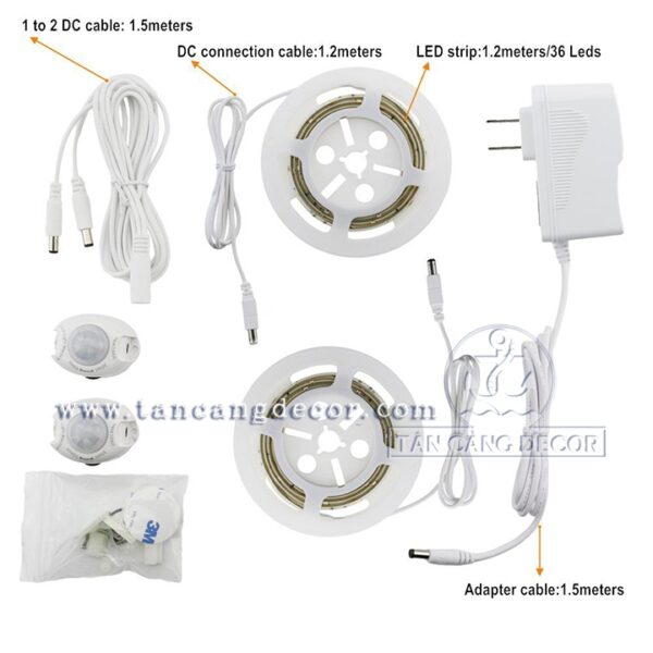 Alternative view of Đèn led đôi cảm biến nhiệt + hẹn giờ tự động
