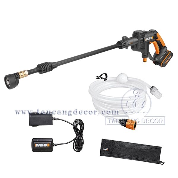 Máy Xịt Áp Lực Pin WORX HYDROSHOT WG629 ( Thân Máy, 1 Pin 2.0Ah, 1 Sạc ) - Ảnh 3