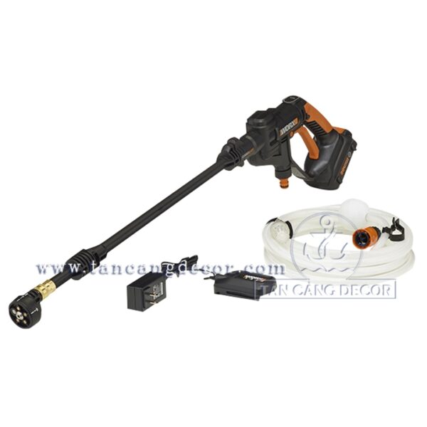 Máy Xịt Áp Lực Pin WORX HYDROSHOT WG629 ( Thân Máy, 1 Pin 2.0Ah, 1 Sạc ) - Ảnh 4