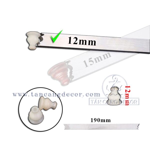 Dao tiện hạt hình tháp 12 mm