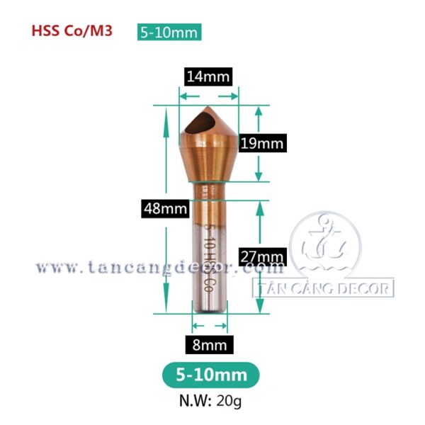 Mũi roa đầu vít Cobalt 5 - 10 mm - Ảnh 3