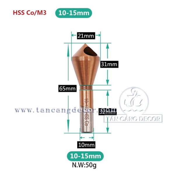 Mũi roa đầu vít Cobalt 10 - 15 mm - Ảnh 3