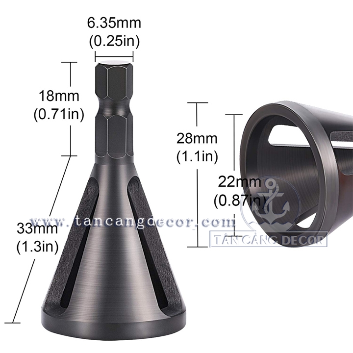 Mũi phá ren ngoài bulong 8 - 19 mm - Ảnh 3