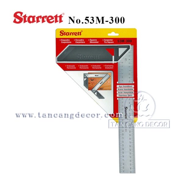 Thước Đo Vuông Cao Cấp Starrett 30 cm