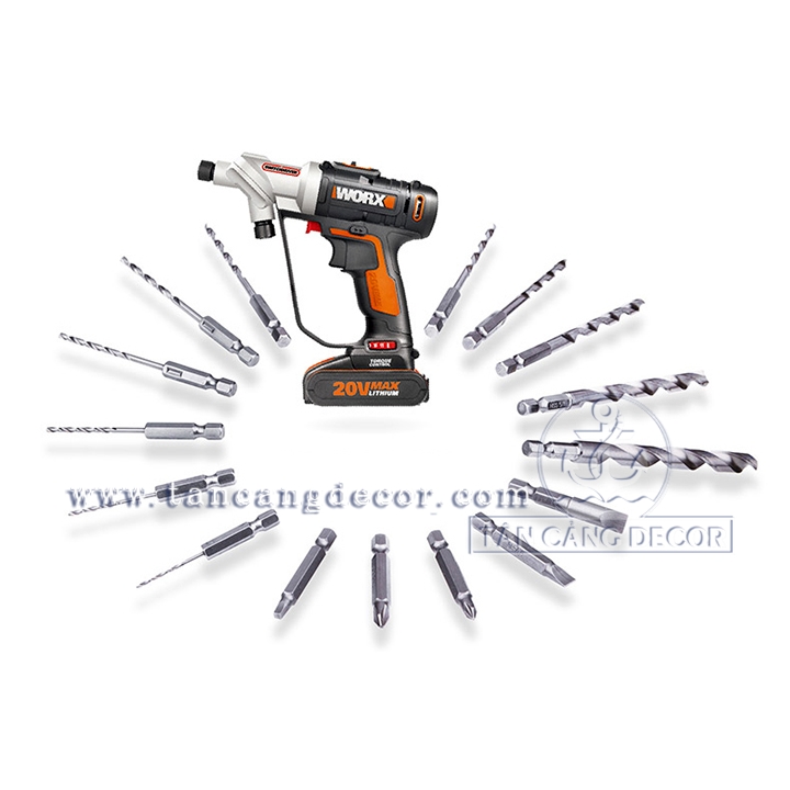 Máy Khoan, Bắt Vít Pin Đa Năng 20V Worx WX176 - Ảnh 2