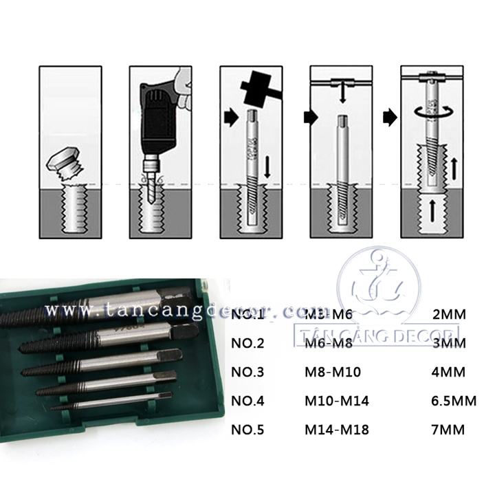 Bộ Mở Toét Đầu Vít Sata 09704 - Ảnh 2