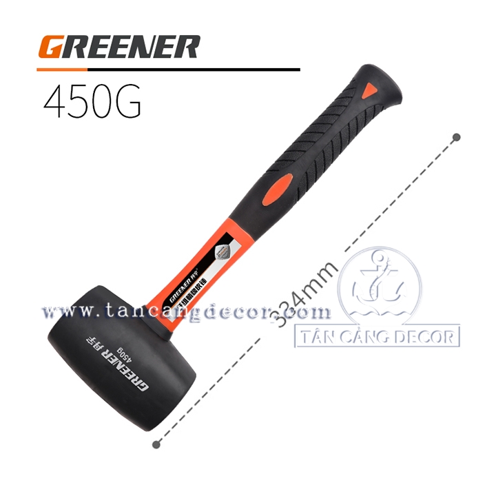 Búa Cao Su Greener 450Gr