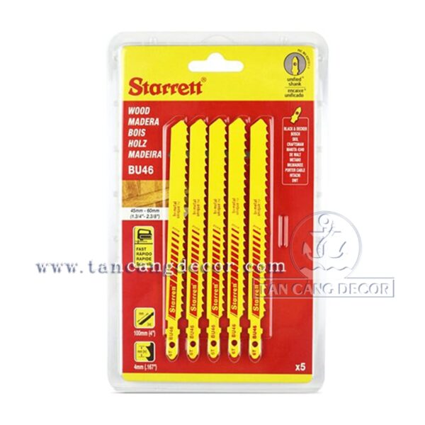 Alternative view of Bộ lưỡi cưa lọng gỗ Starrett BU46-5