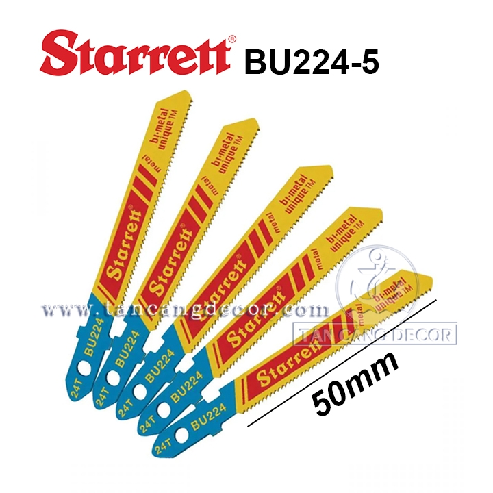 Bộ lưỡi cưa lọng kim loại Starrett BU224-5