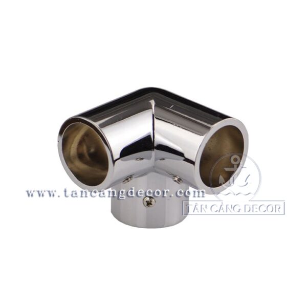 Alternative view of Co nối 3 hướng ông phi 25 thép mạ crom