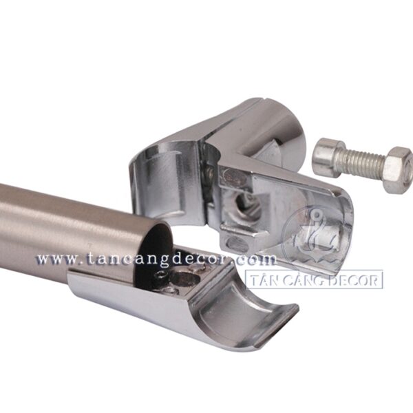 Alternative view of Tê nối + liên kết giữa ống phi 25 thép mạ crom