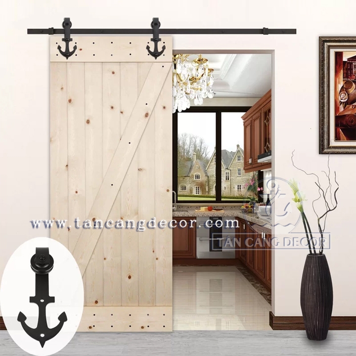 Phụ kiện Cửa Lùa Barn Door Hình Mỏ Neo - Ảnh 8