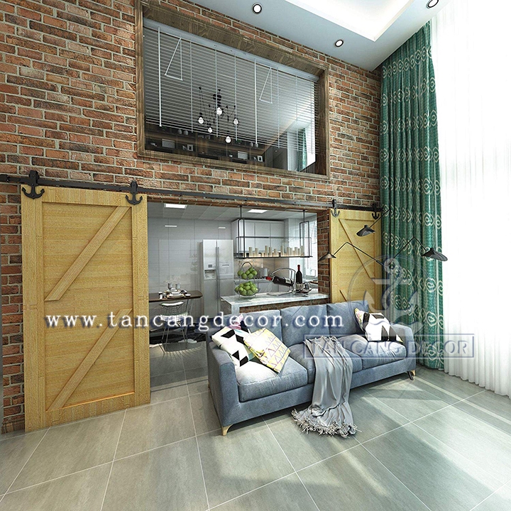 Phụ kiện Cửa Lùa Barn Door Hình Mỏ Neo - Ảnh 4