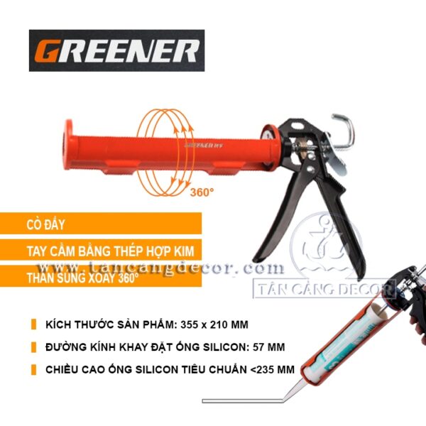Súng silicon GREENER GR106