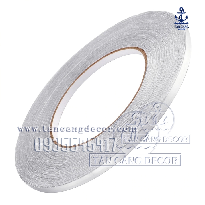 Chỉ Dán Viền Gạch Tường Trang Trí Bản 0.5 Cm Màu Bạc - Ảnh 4