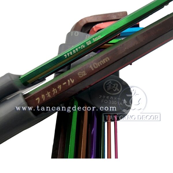 Bộ Lục Giác 9 Chi Tiết Fukuoka FO-3301A - Ảnh 5