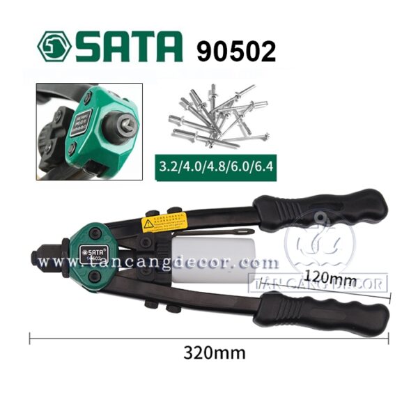 Kìm rút riveter inox 13 inches SATA 90502