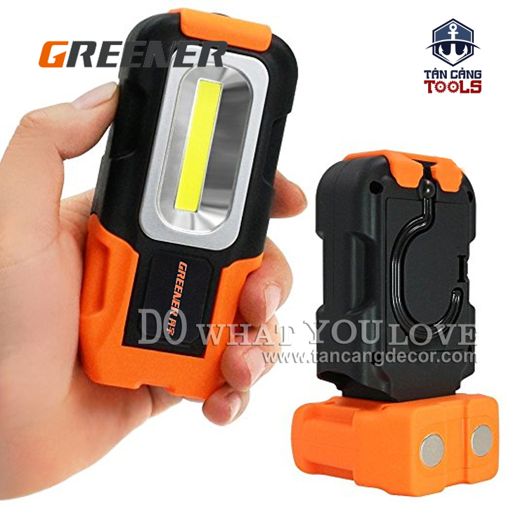 Đèn Pin Chiếu Sáng Tích Hợp Nam Châm Greener