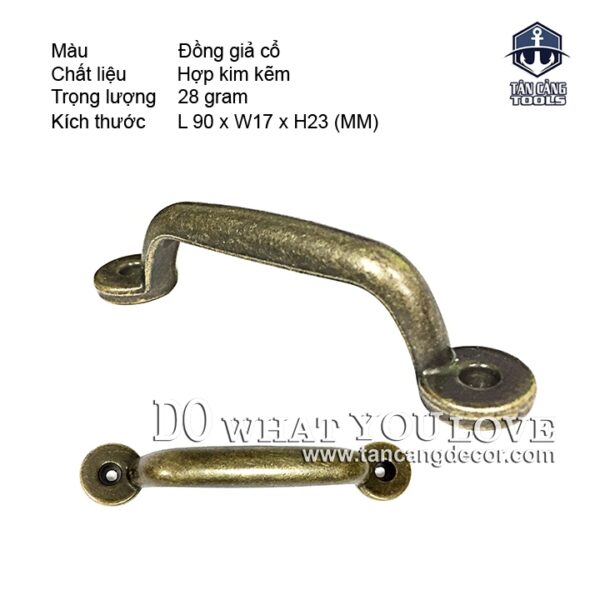 Tay Nắm 43 Bao Cấp Màu Đồng Sẫm - KT: 9cm