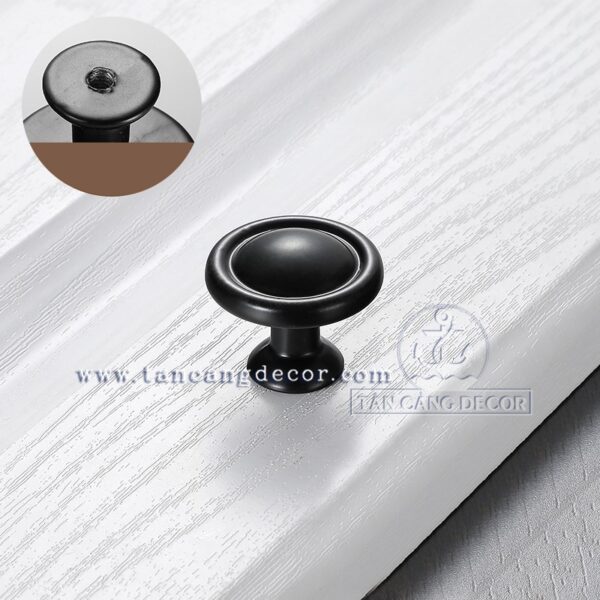 Alternative view of Tay Nắm 41 Tròn Cổ Điển Màu Đen - KT: 2.8cm