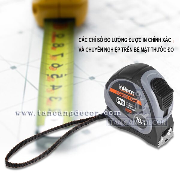 Alternative view of Thước Cuộn Thép 10 M Finder Có Tích Hợp Nam Châm