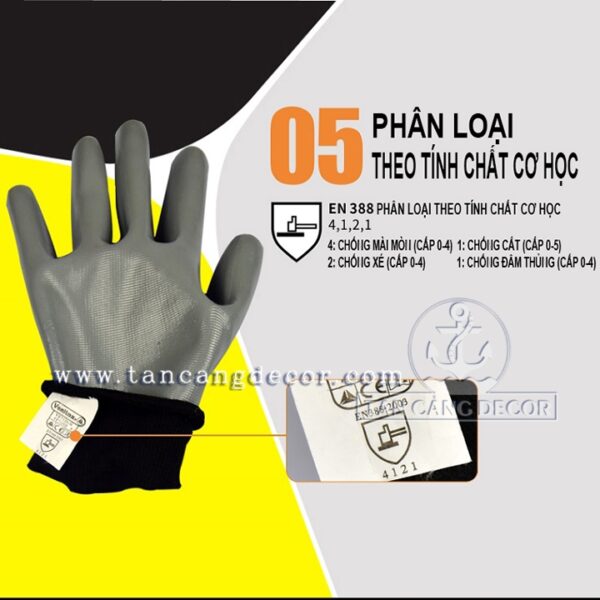 Găng Tay Chống Trơn Delta Plus VE712GR - Ảnh 6
