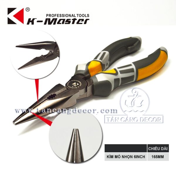 Kìm Mỏ Nhọn 6 inches K-Master