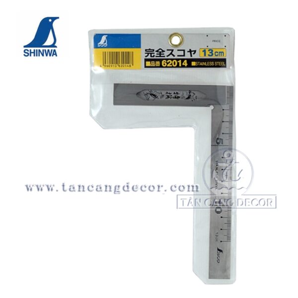 Thước Eke Vuông 13 cm Shinwa 62014 - Ảnh 3
