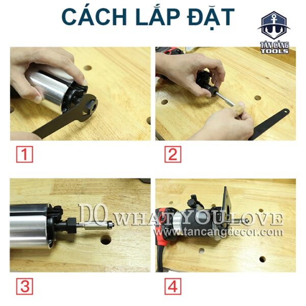 Máy Phay Aoben AB3301T 6 Cấp Cốt 6.35 mm - Ảnh 10