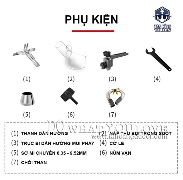 Máy Phay Aoben AB3301T 6 Cấp Cốt 6.35 mm - Ảnh 11