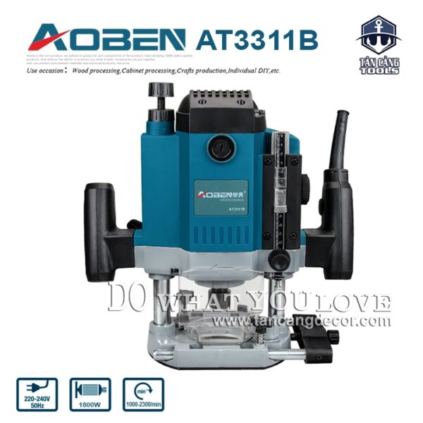 Máy Phay Aoben AT3311B 7 Cấp Cốt 12.7 mm