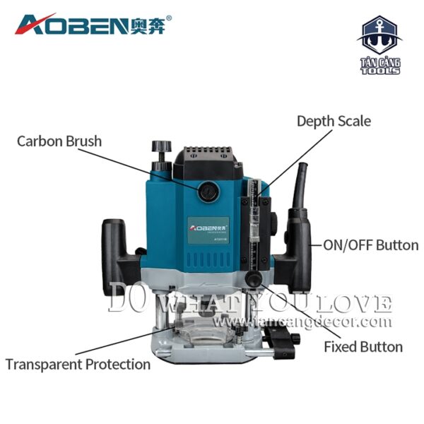 Máy Phay Aoben AT3311B 7 Cấp Cốt 12.7 mm - Ảnh 4